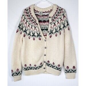 The Handknitting Association of Iceland Wool Nordic Cardigan Women’s Large